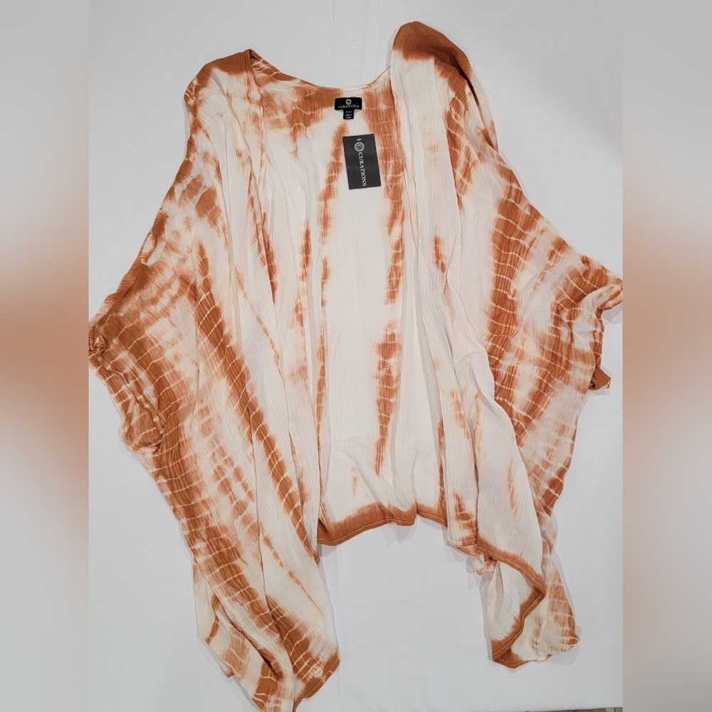 Curations NWT Tie Dye Kimono XL 1X